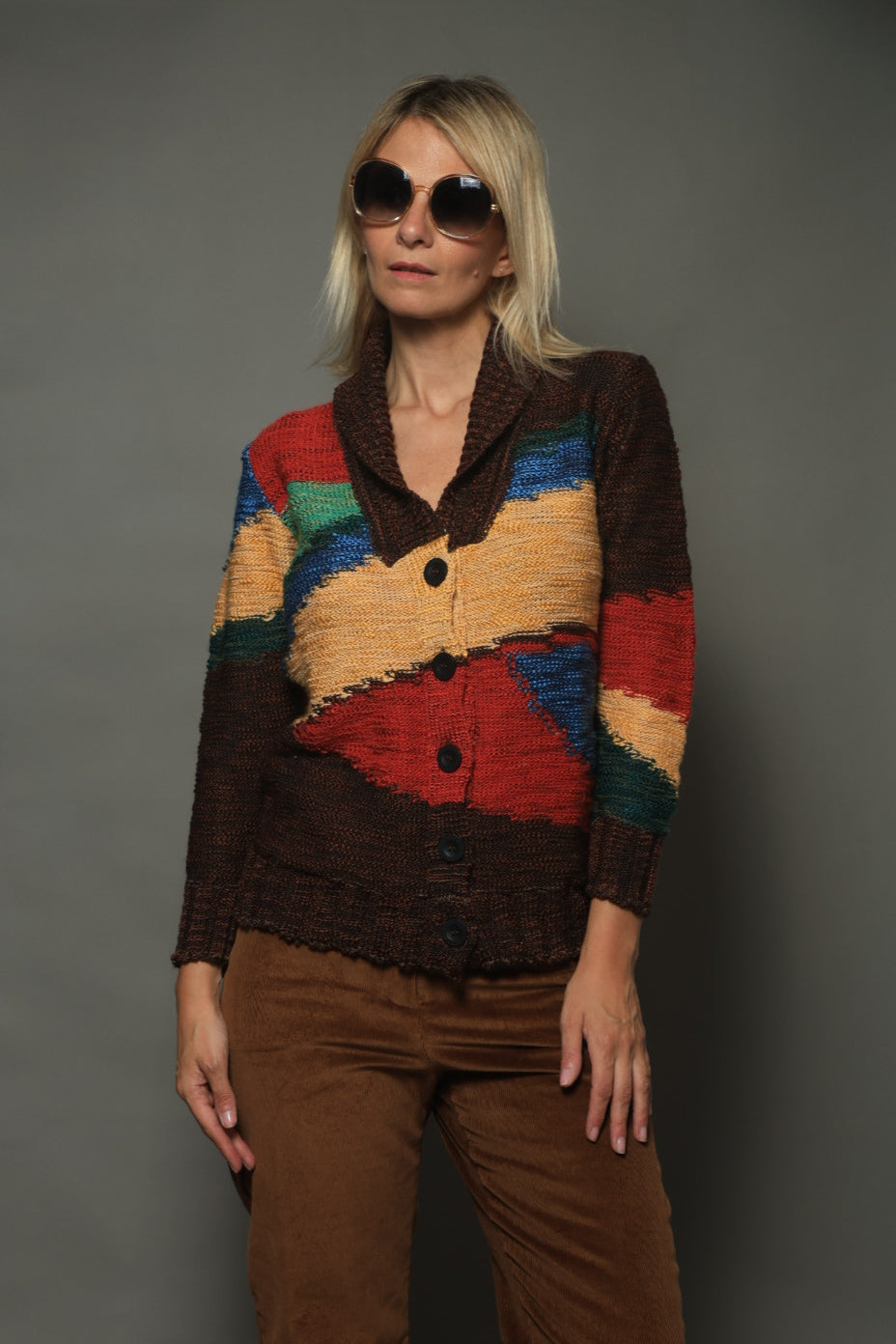 SACO SMOKING ALGODÓN CHOCOLATE - ART.7663