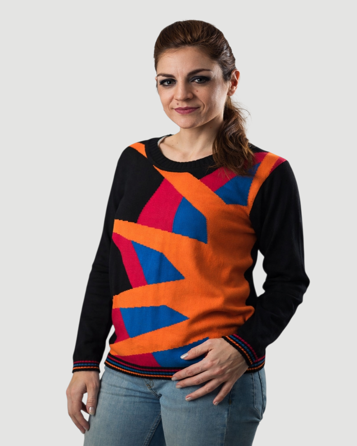 CUELLO U ALGODON COMBINADO - ART 7767