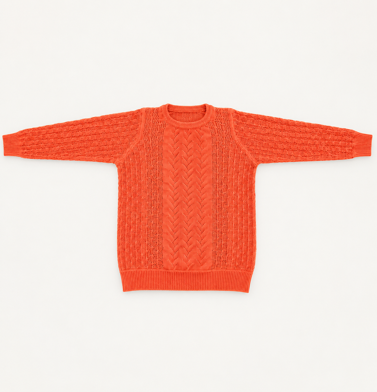 CUELLO U CALADO FINO NARANJA - ART 7995