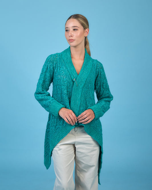 CAPA CALADA ALGODÓN VERDE - ART.V772
